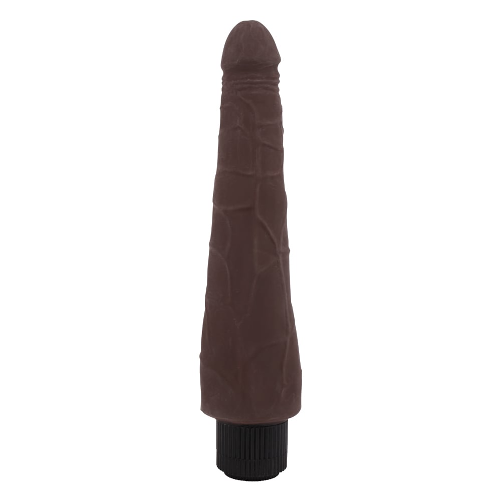 Vibrador realista Flirtation marrón 22 cm2