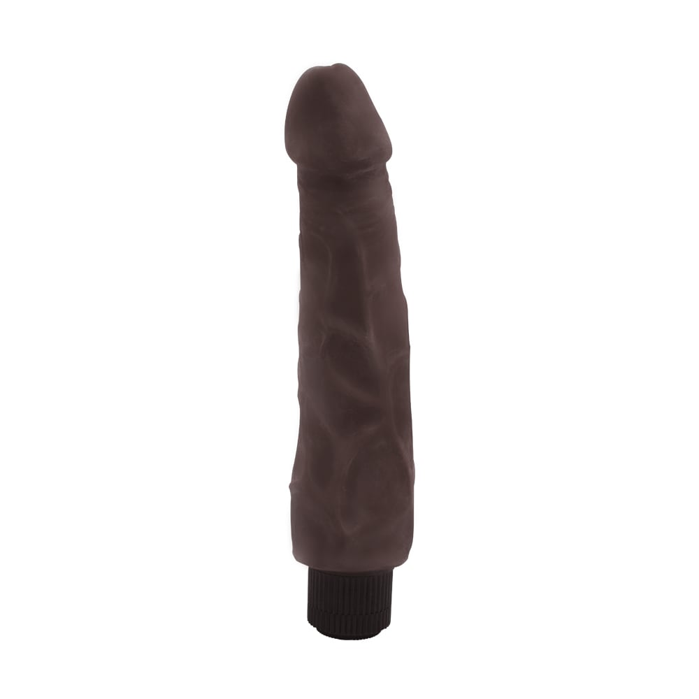 Vibrador realista Greddy Guy marrón 22 cm1