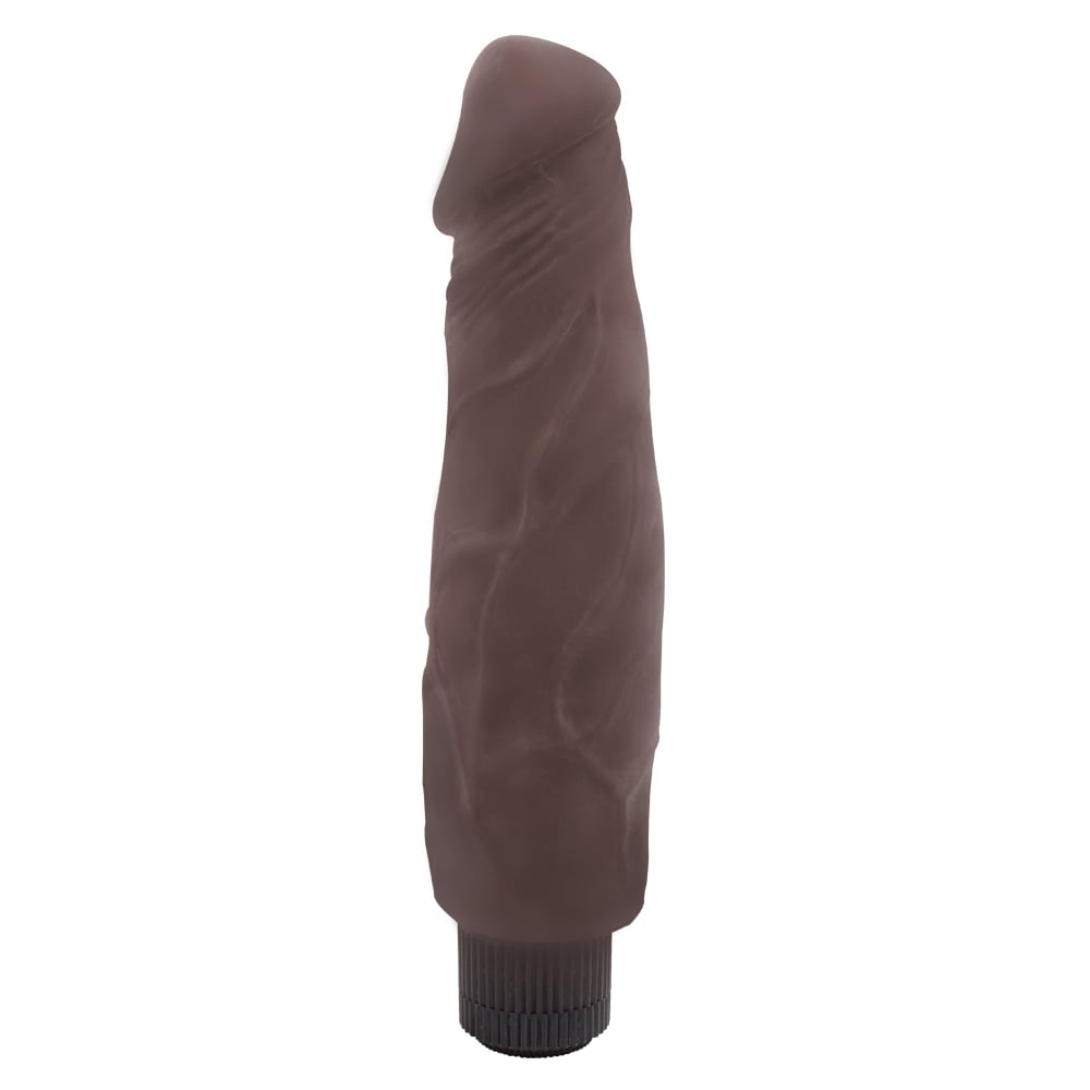 Vibrador realista Greddy Guy marrón 22 cm2