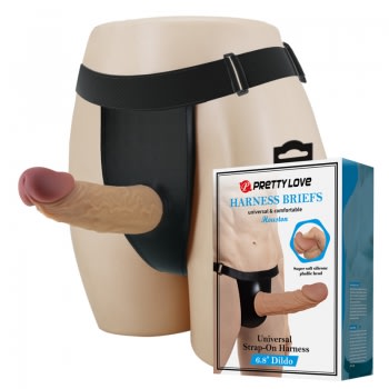 Prótesis masculina realista Houston 17.5 cm1