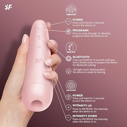 Succionador de clítoris Satisfyer Curvy 2 App Control2
