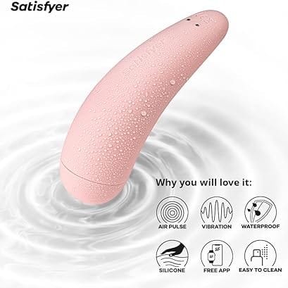 Succionador de clítoris Satisfyer Curvy 2 App Control3