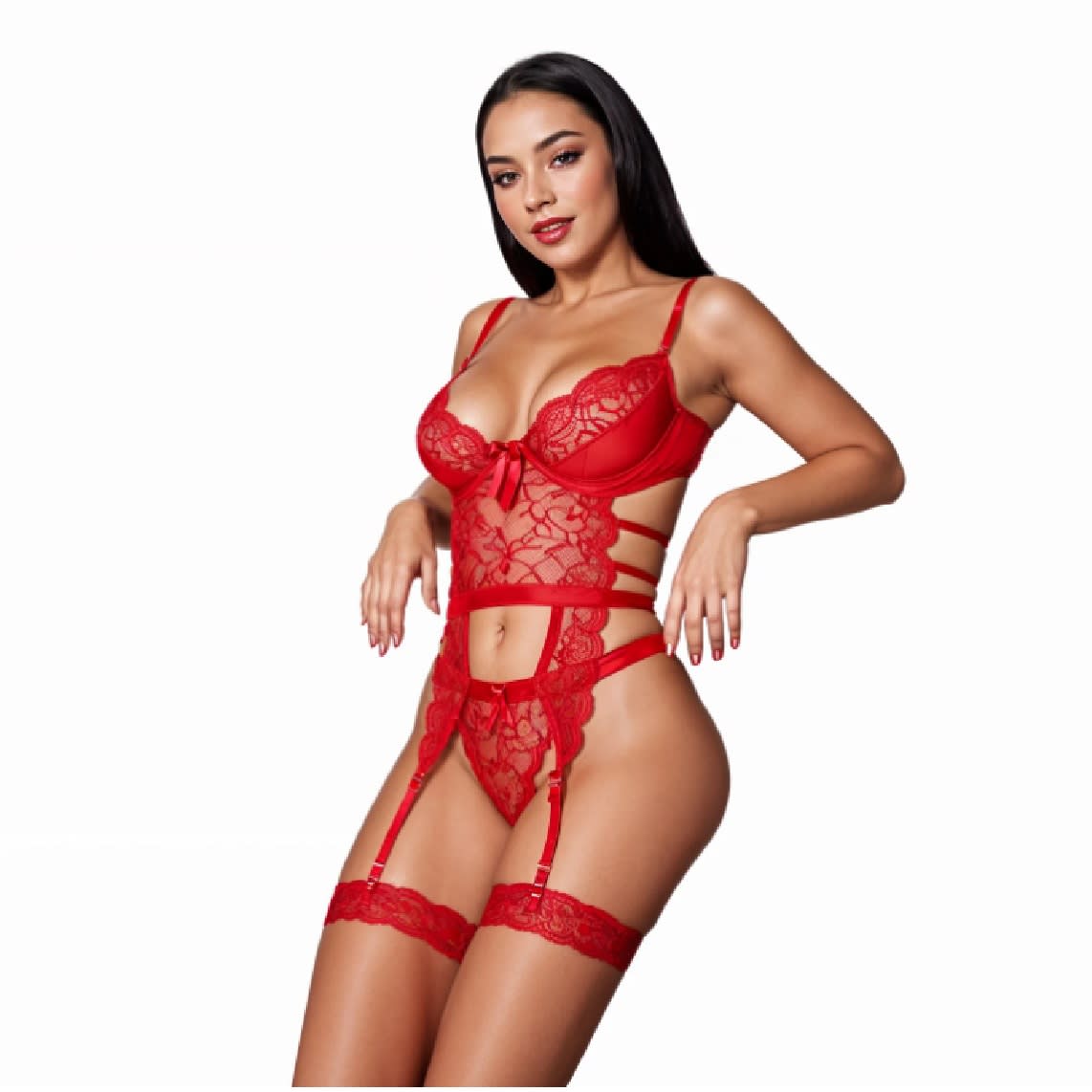 Baby Doll sexy Rojo1