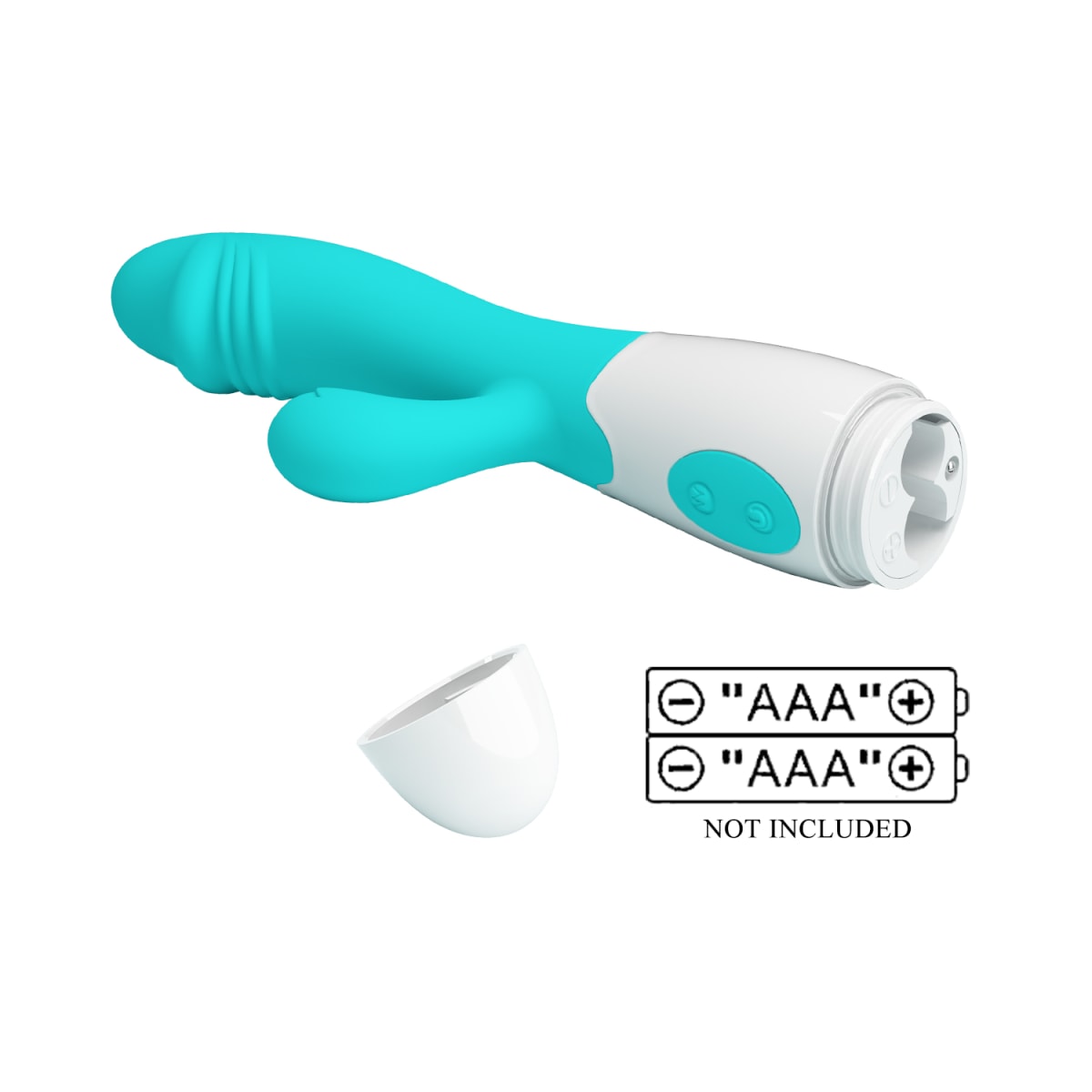 Vibrador Rabbit Snappy Cyan3