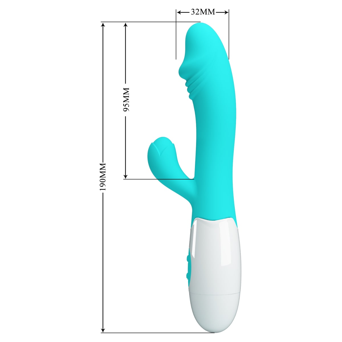 Vibrador Rabbit Snappy Cyan4