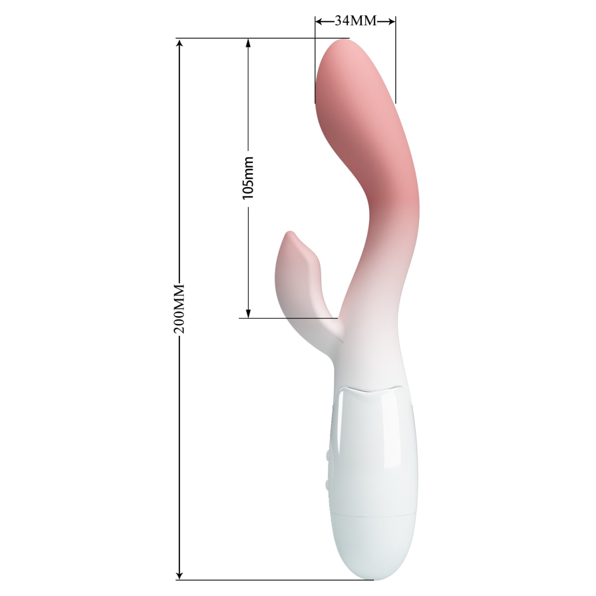 Vibrador Rabbit Brighty Rosado3