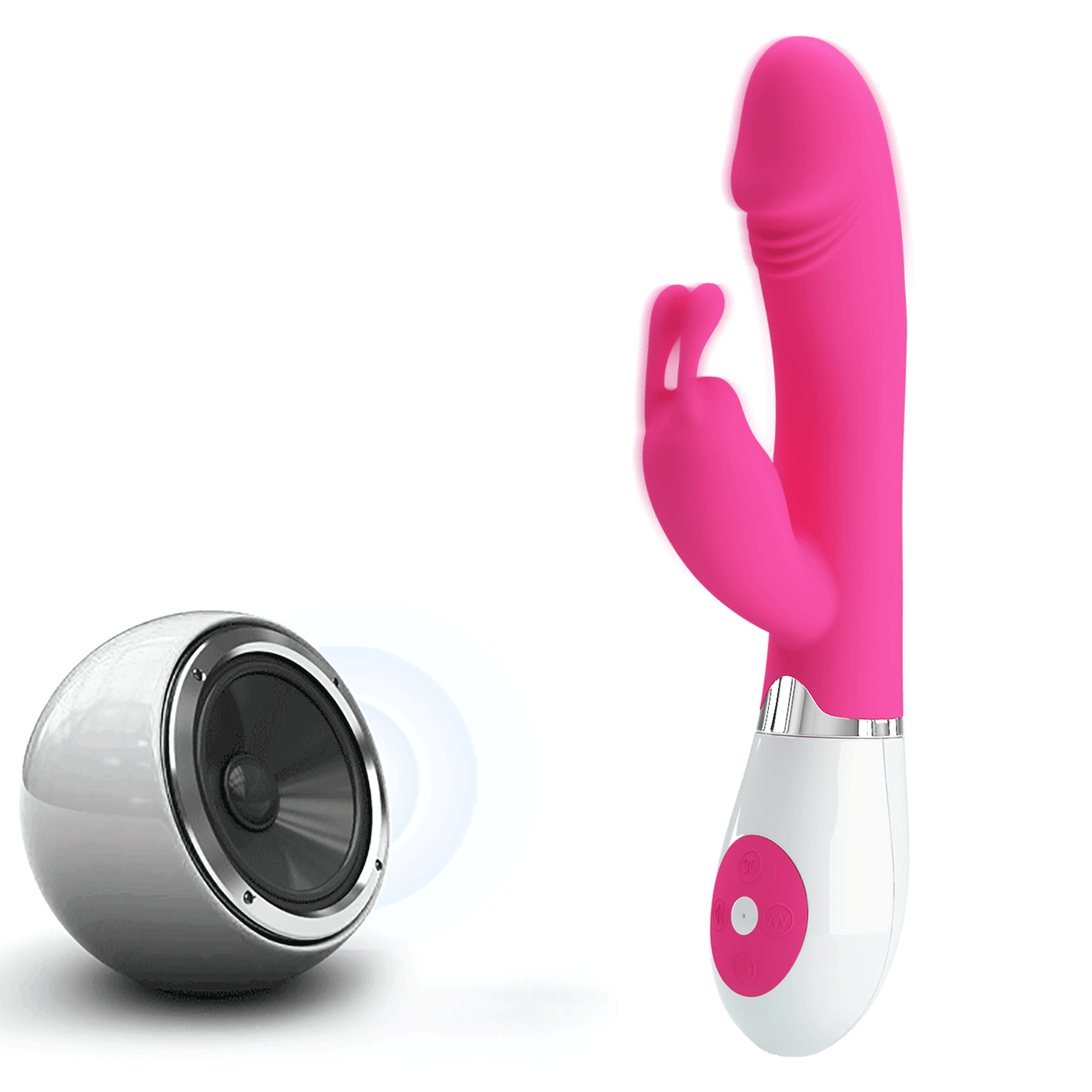 Vibrador Rabbit Gene - Con control de Voz2