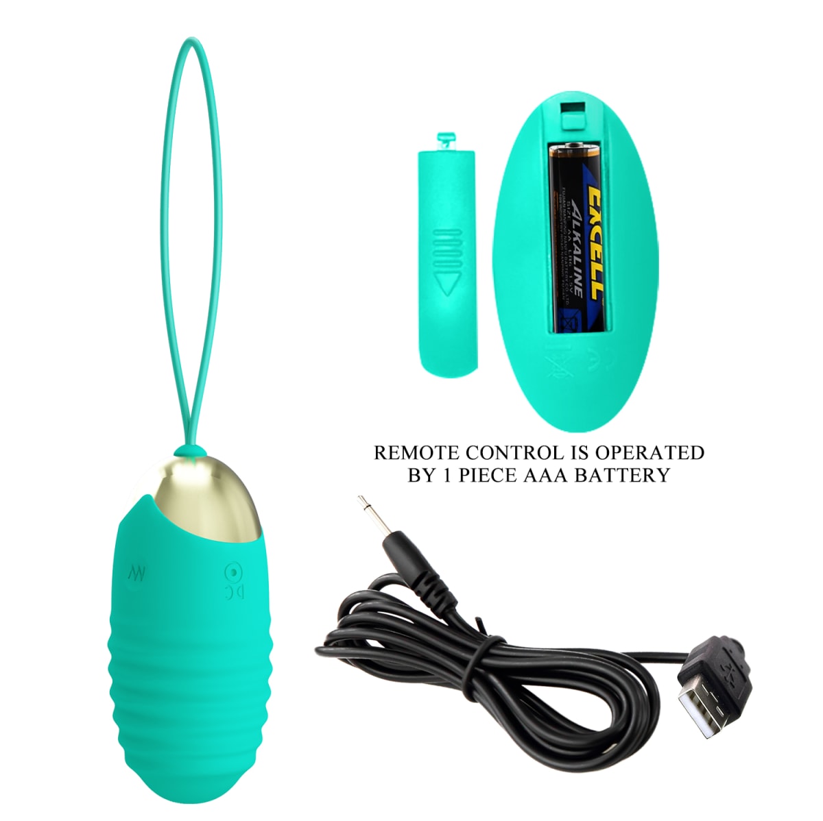 Vibrador con control Berger - Recargable4