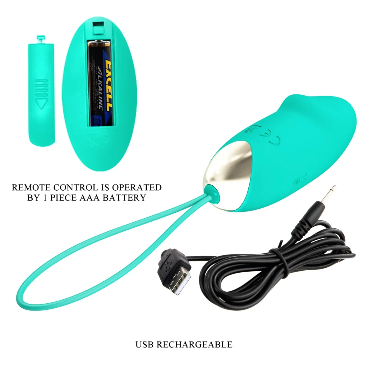 Vibrador Julia Verde recargable2