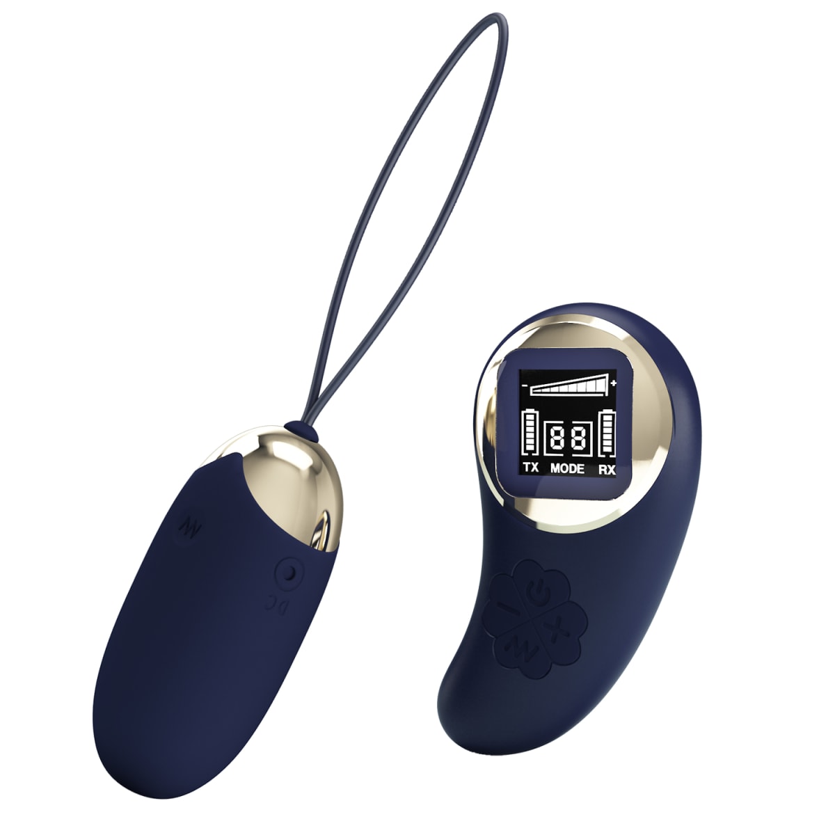 Vibrador con control Mina negro - Recargable3