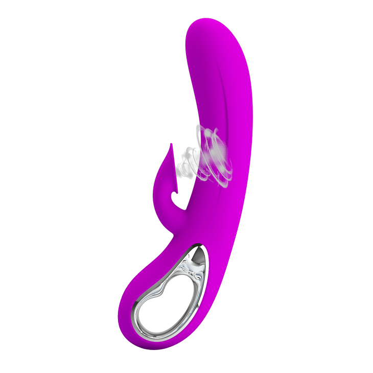 Vibrador Rabbit con Succionador Nicola - Recargable3