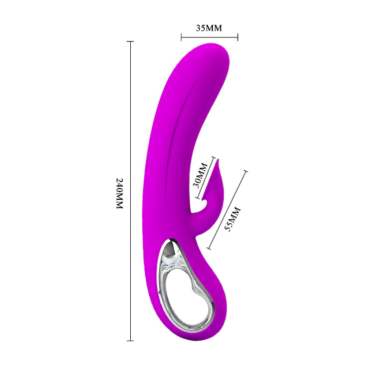 Vibrador Rabbit con Succionador Nicola - Recargable4