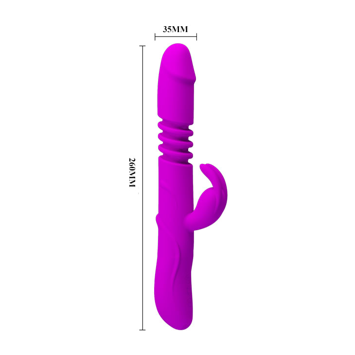 Vibrador Rabbit retráctil Ward - Recargable5