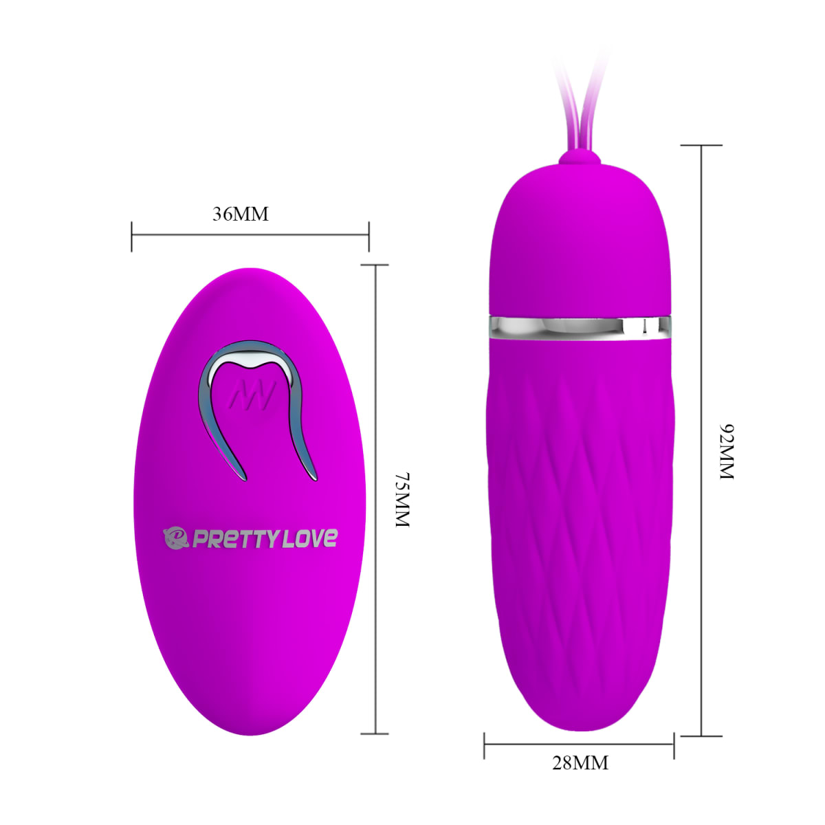 Vibrador con control Dawn3