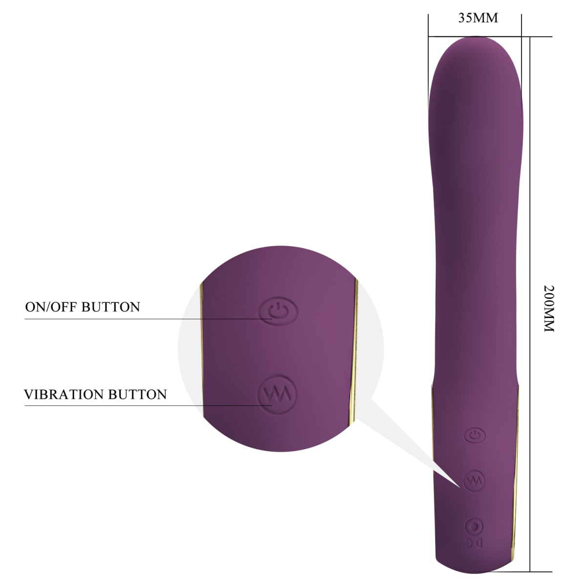 Vibrador con App Ethan - Recargable3