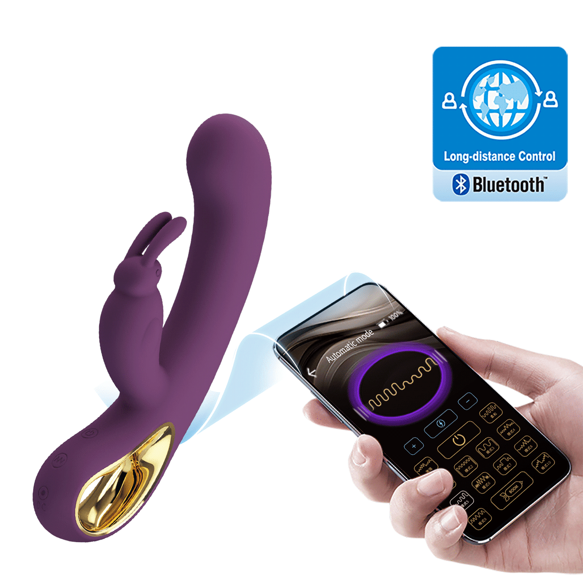 Vibrador con App Liam - Recargable2