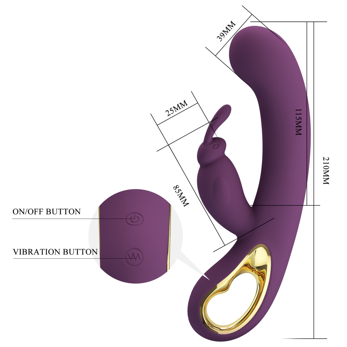 Vibrador con App Liam - Recargable3