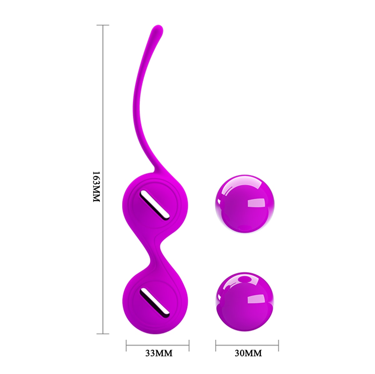 Bolas chinas Tingten Up morado3