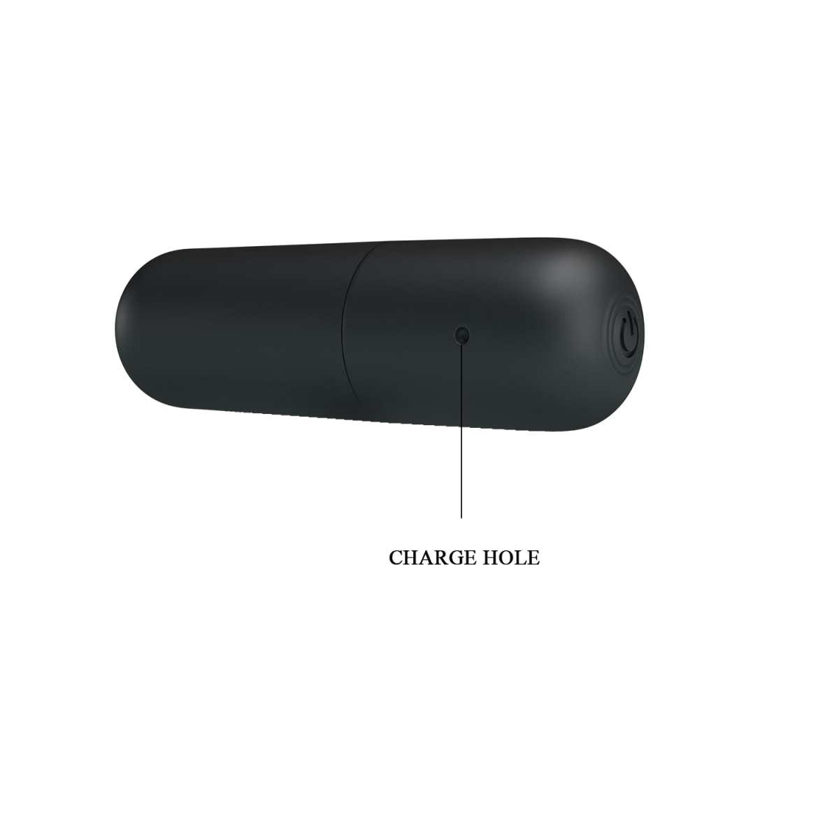 Vibrador bala Power negro - Recargable5