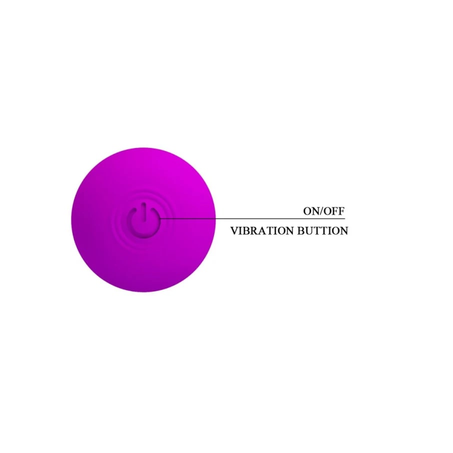 Vibrador bala power morado - recargable4