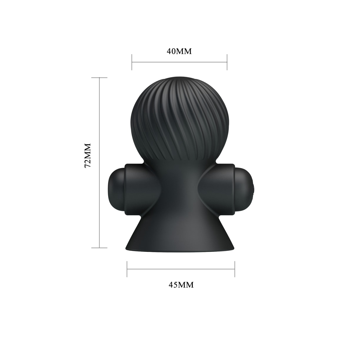 Vibrador potente para pezones recargable4