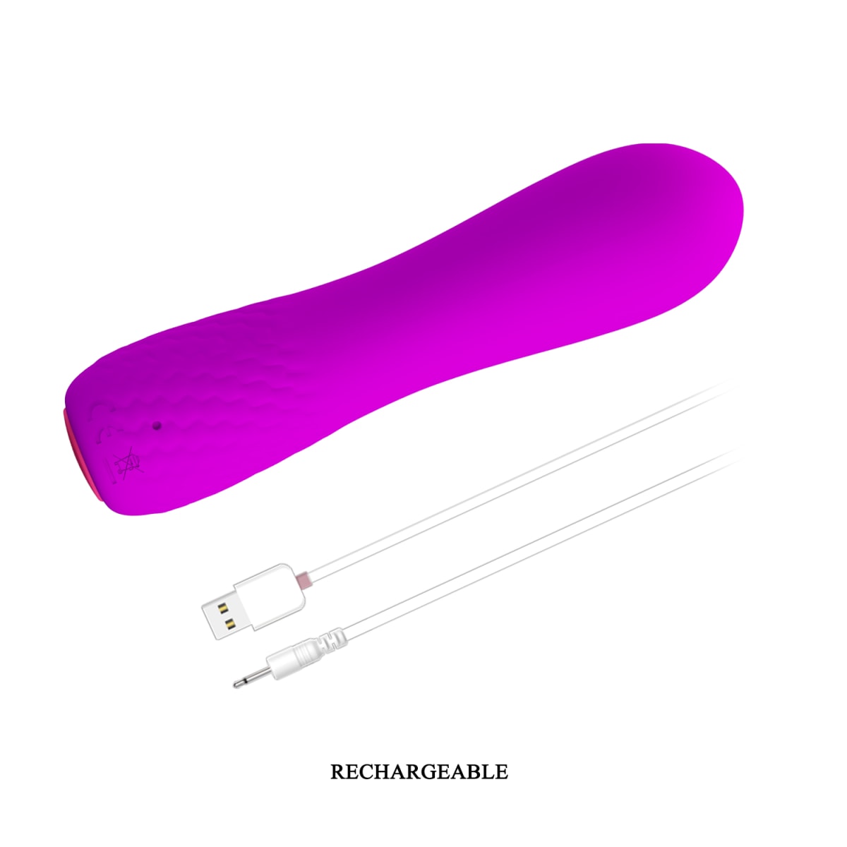Vibrador bala Elfin morado - Recargable4