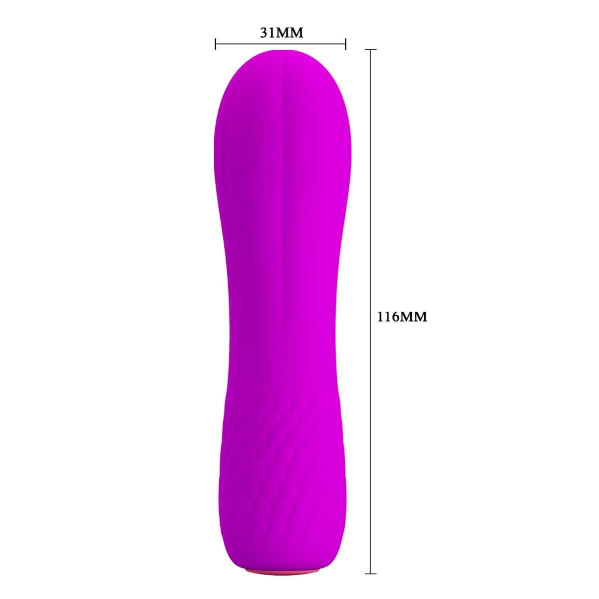Vibrador Allen Fucsia recargable4
