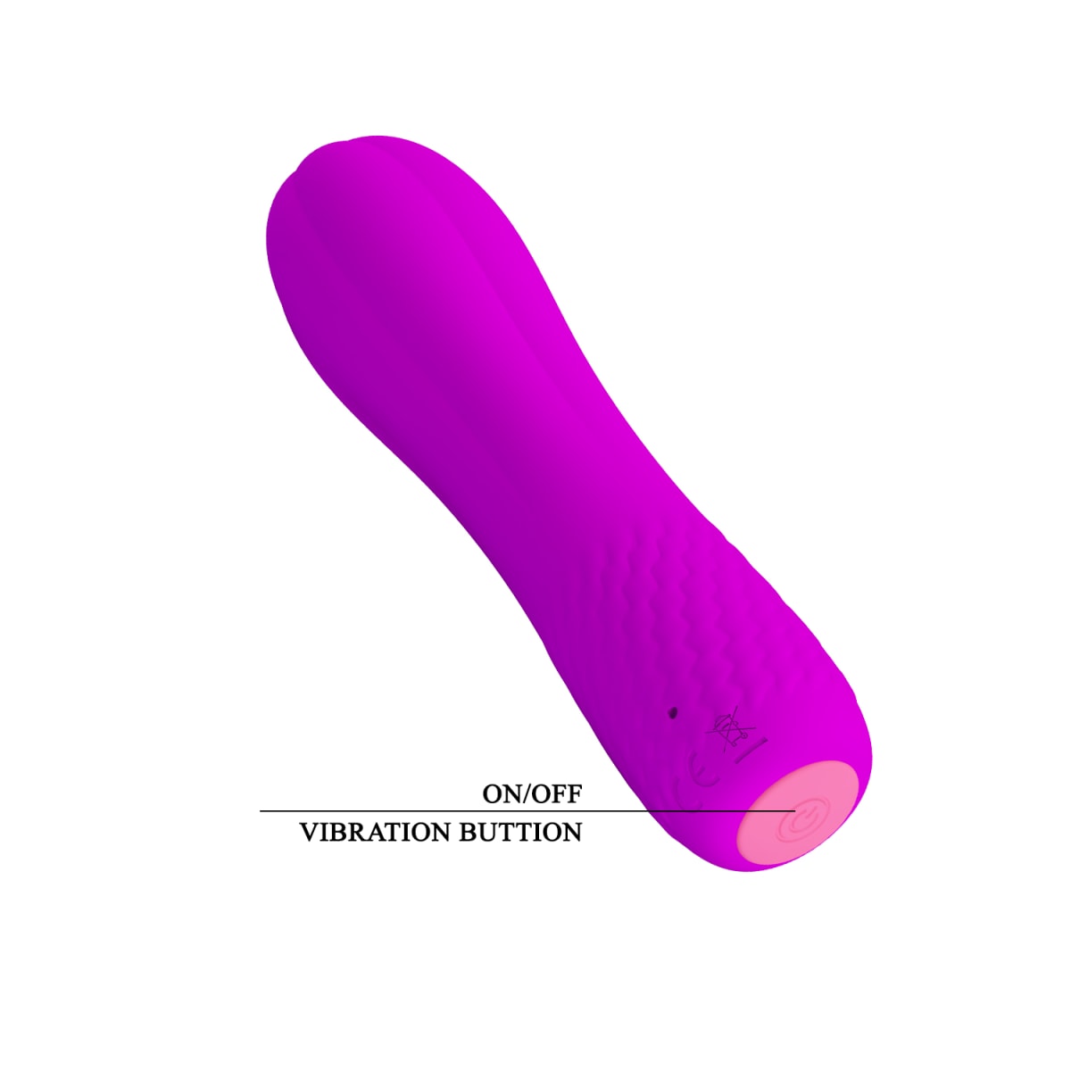 Vibrador Allen Fucsia recargable5