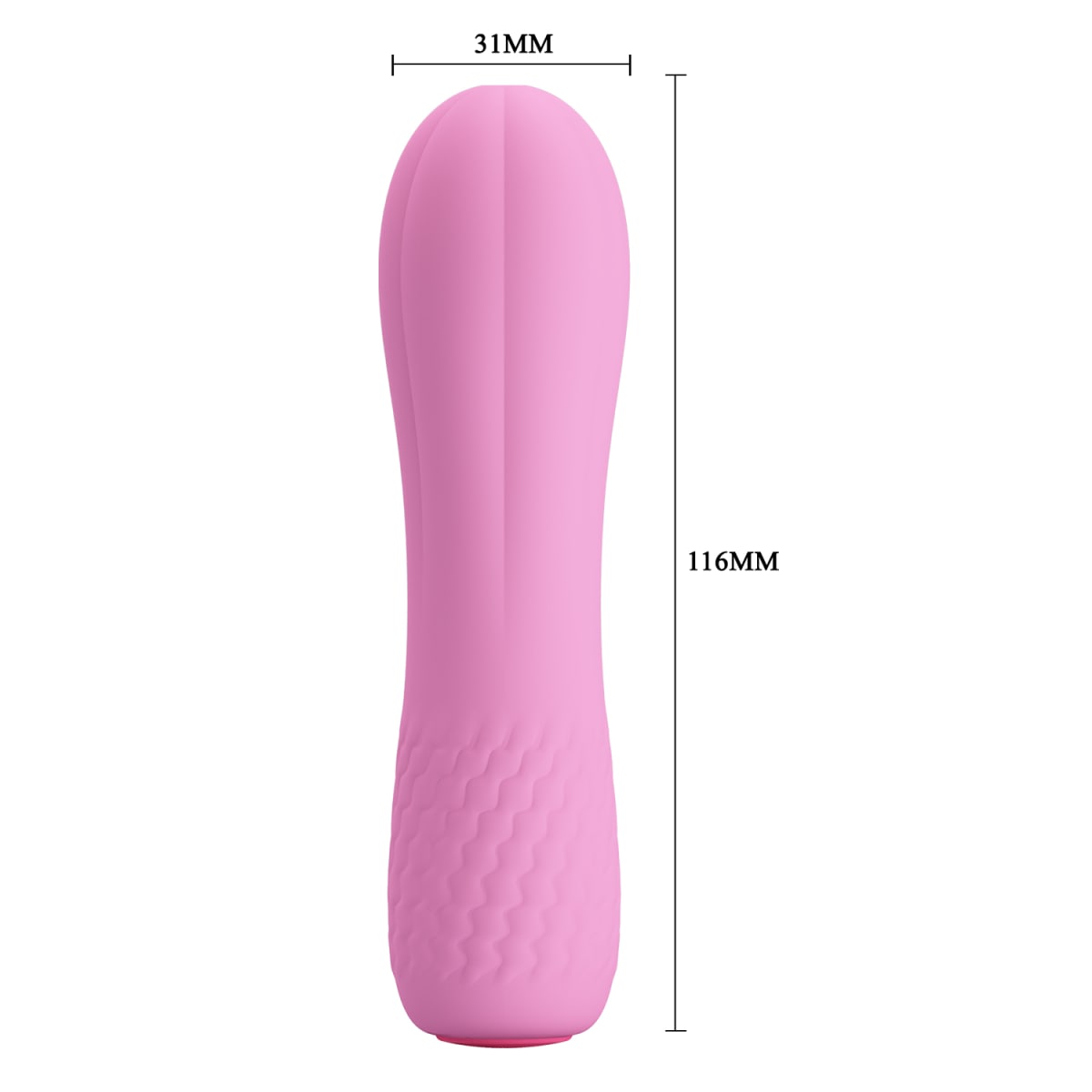 Vibrador Alice Rosado recargable4