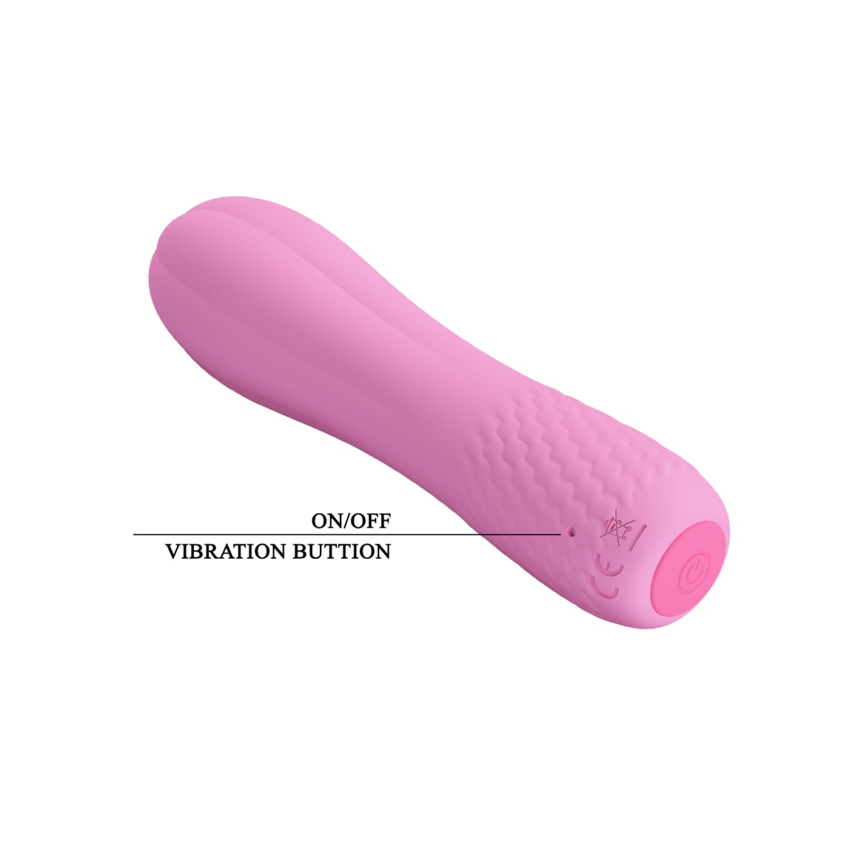 Vibrador Alice Rosado recargable5
