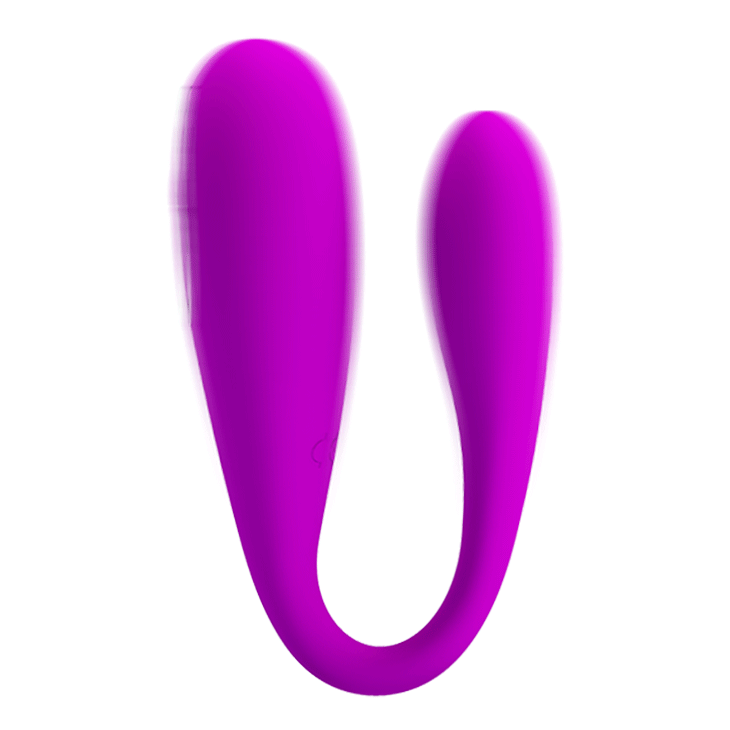 Vibrador de parejas con App August morado - Recargable2