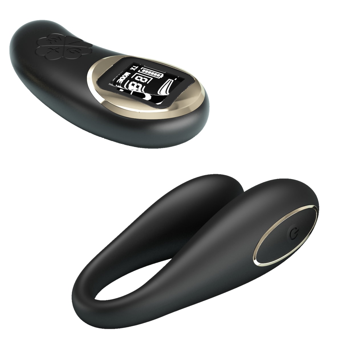 Vibrador con control Led Nathan - Recargable3