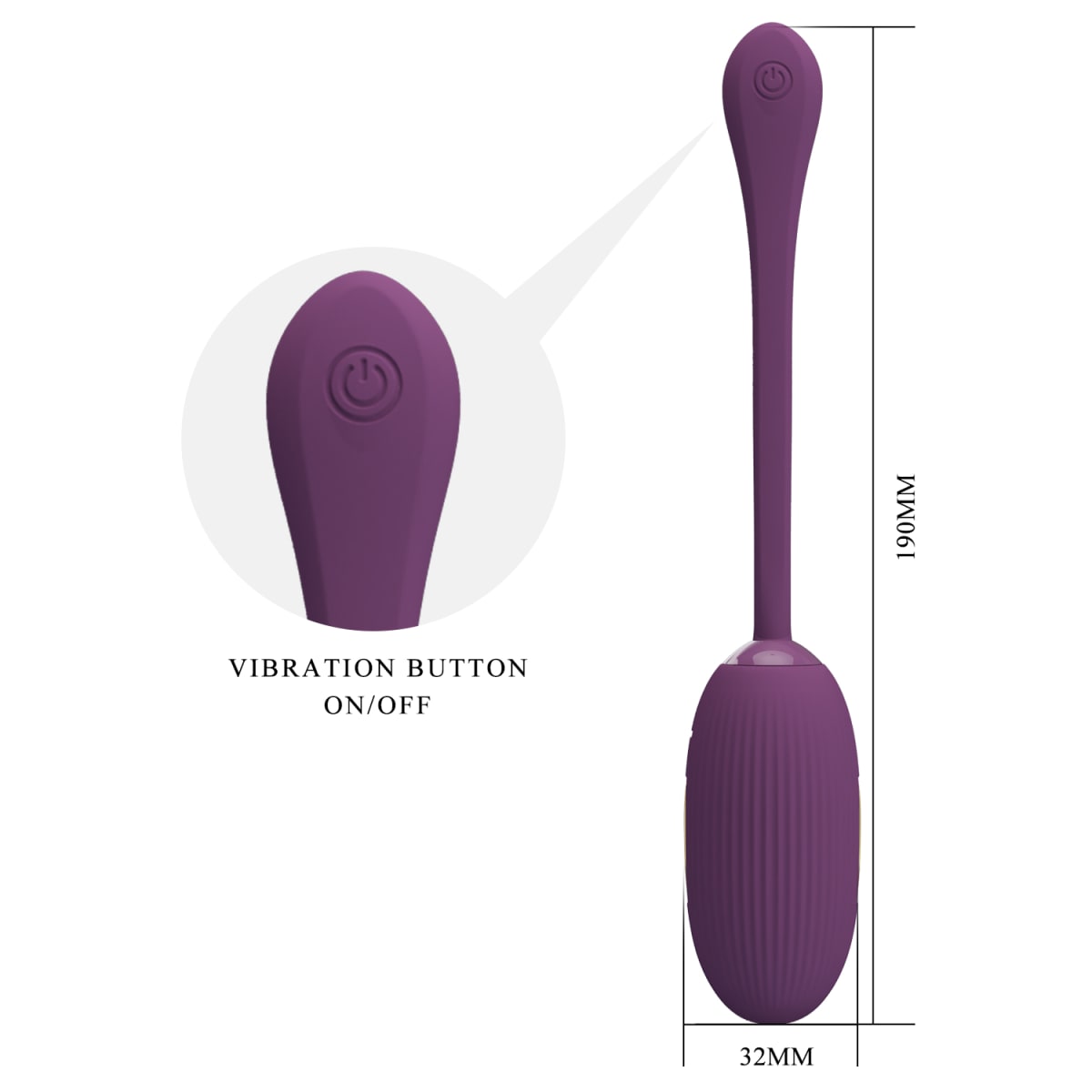 Vibrador con app doreen dark recargable6