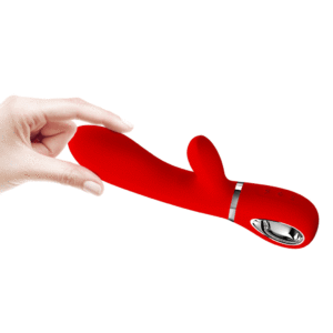 Vibrador Rabbit Thomas Rojo - Recargable1