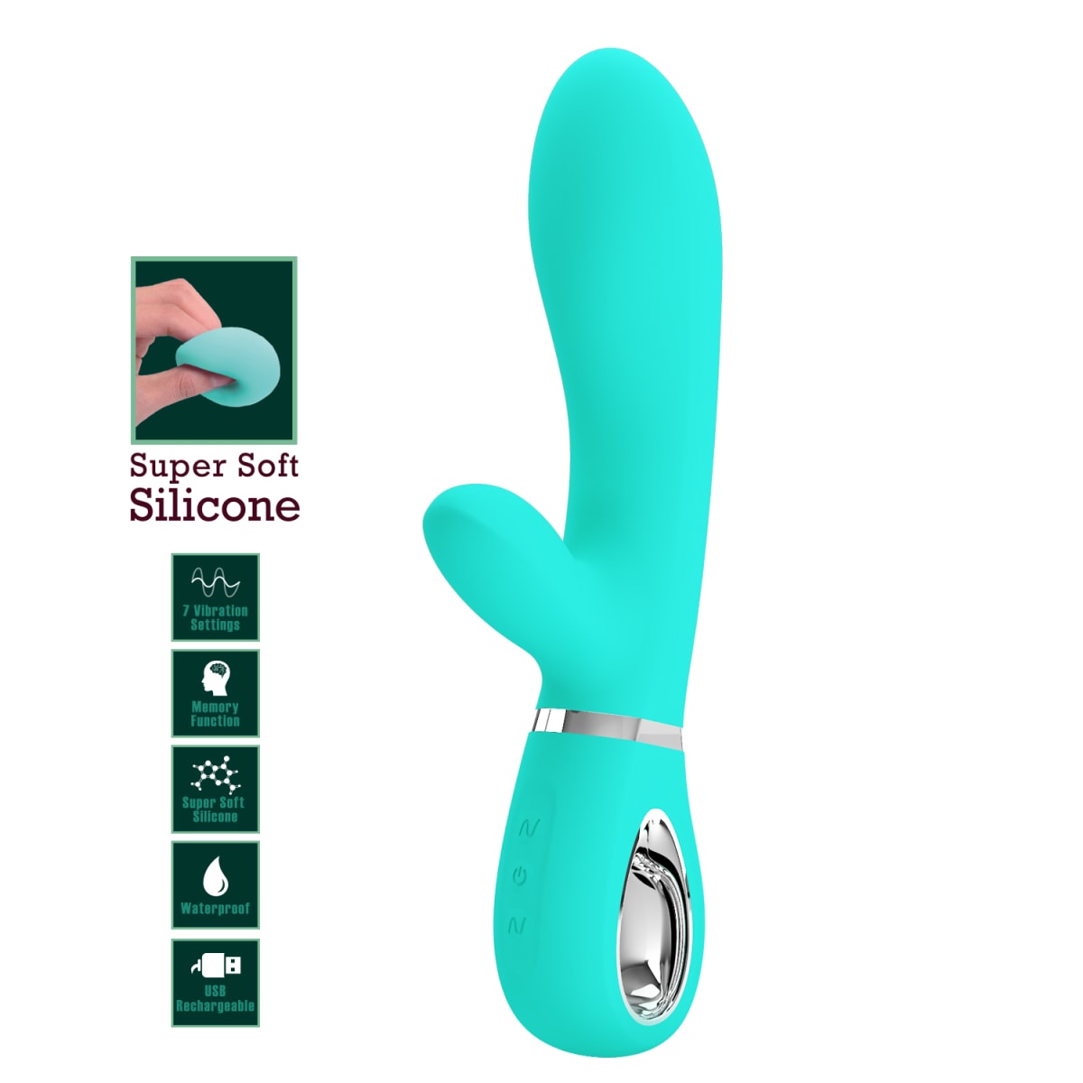 Vibrador Rabbit Thomas Cian - Recargable1