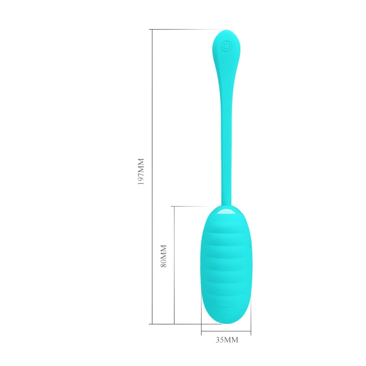 Vibrador huevo Kirk Celeste - Recargable3