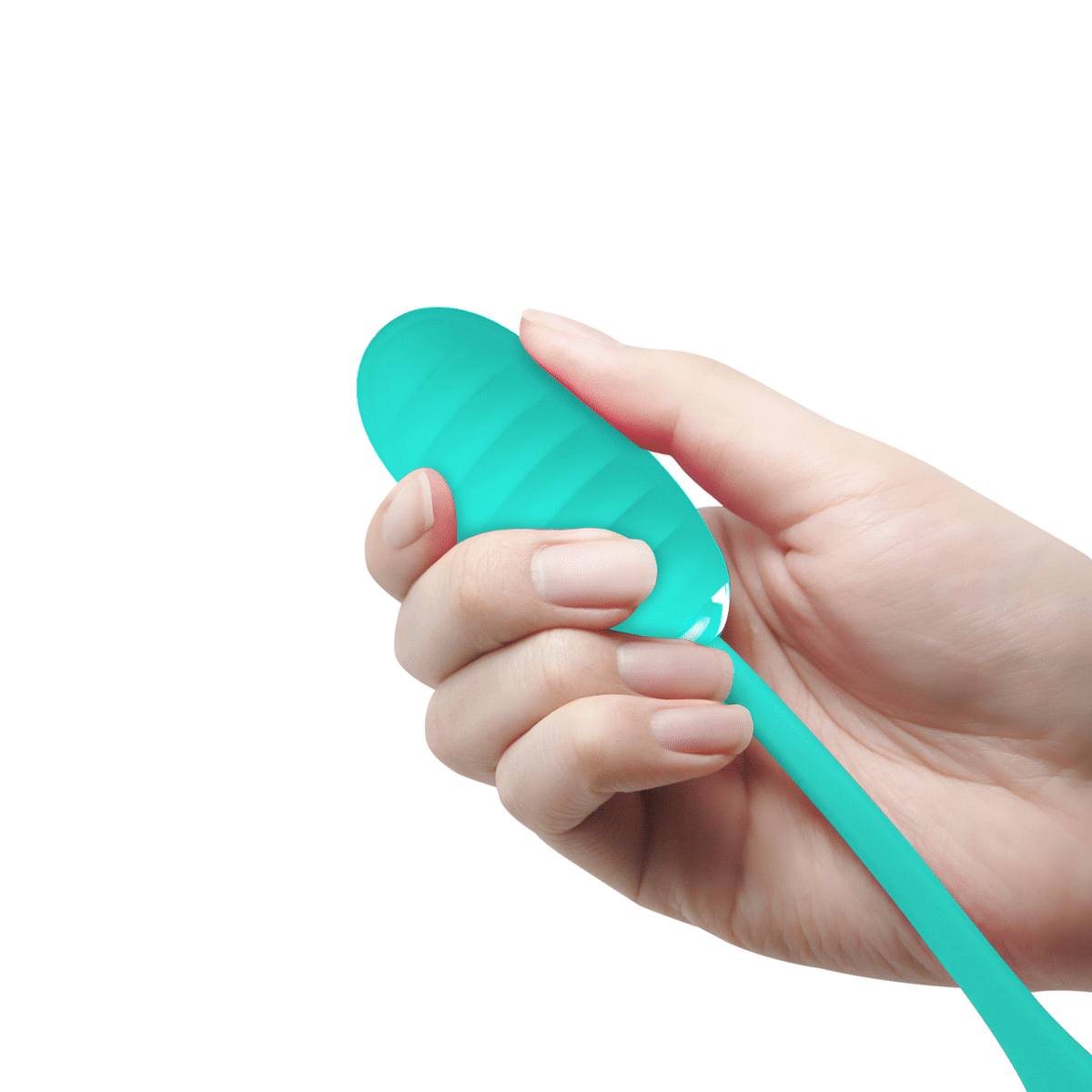 Vibrador huevo Kirk Cyan - Recargable2