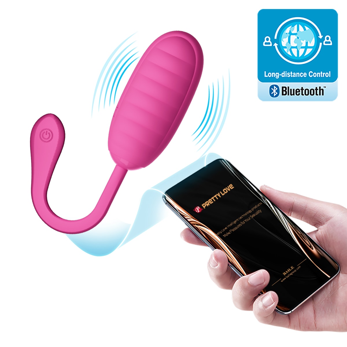 Vibrador con App Catalina - Recargable1