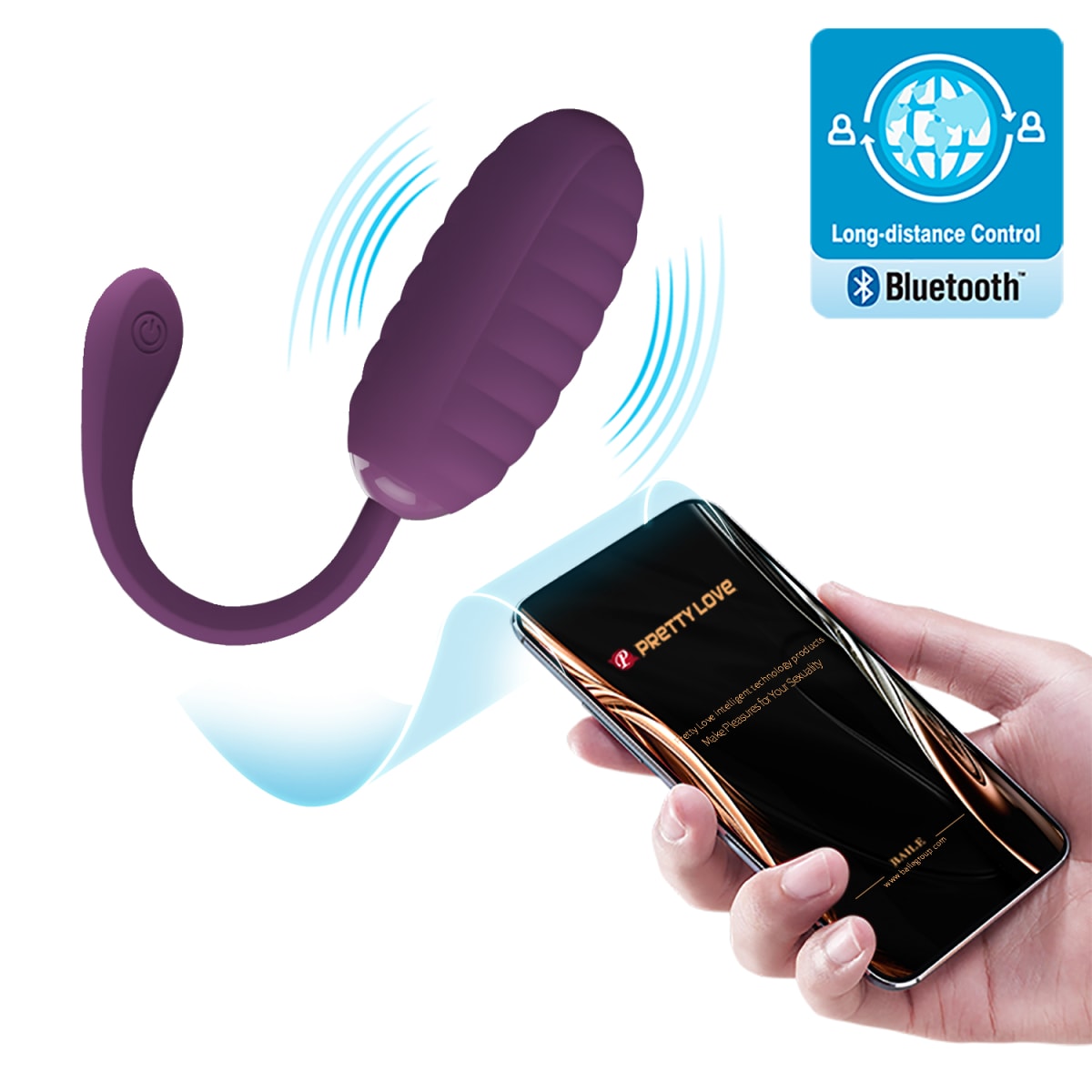 Vibrador con app Casper recargable2