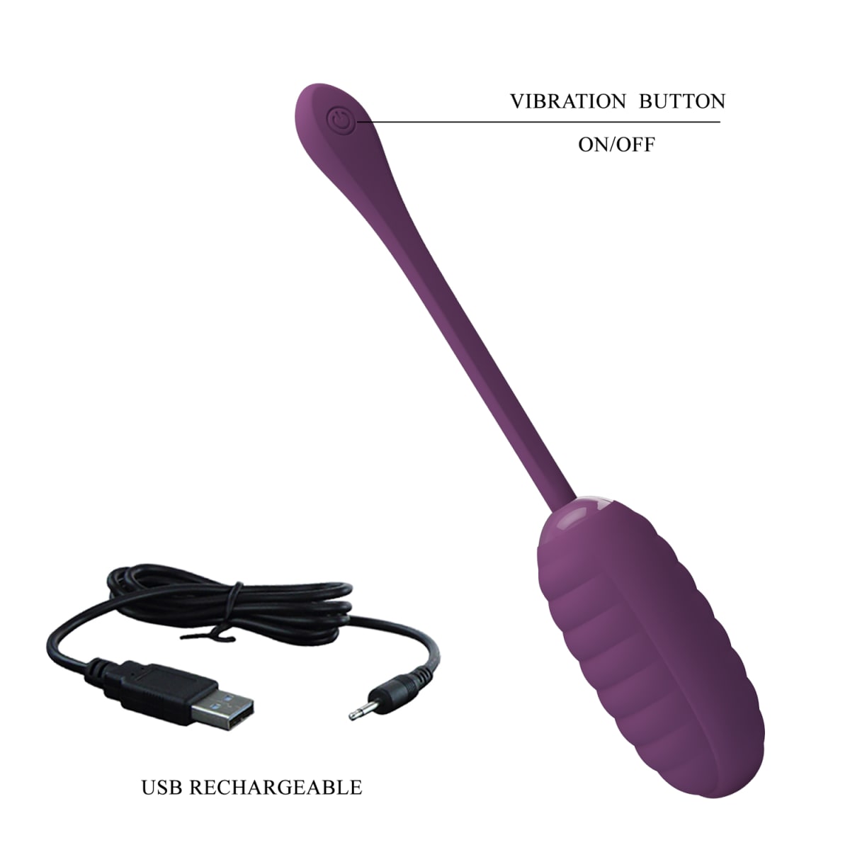 Vibrador con app Casper recargable5