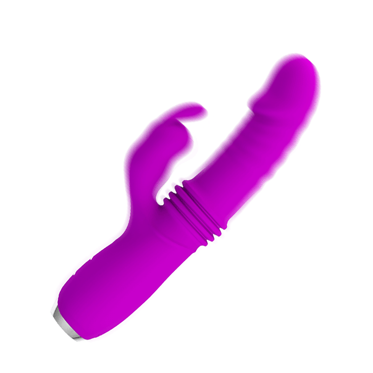 Vibrador Rabbit Retractil Dorothy morado - Recargable3