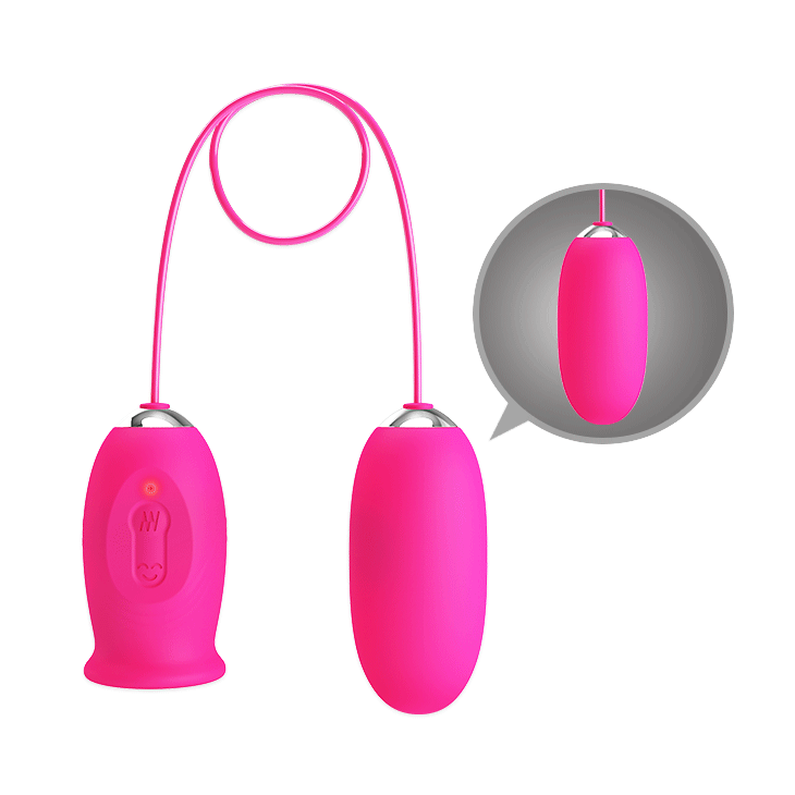 Vibrador doble Daisy rosado - Recargable2