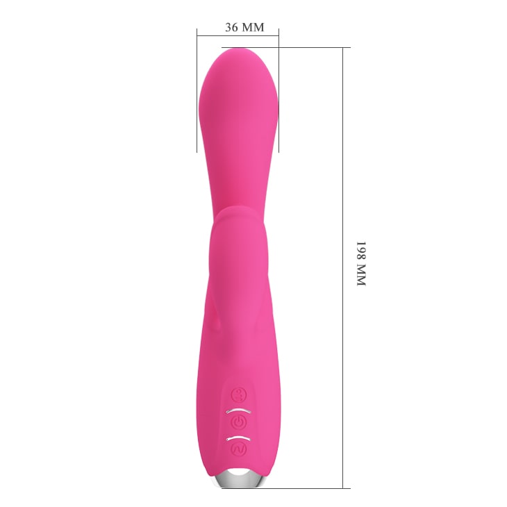 Vibrador Rabbit Gloria recargable Rosado5