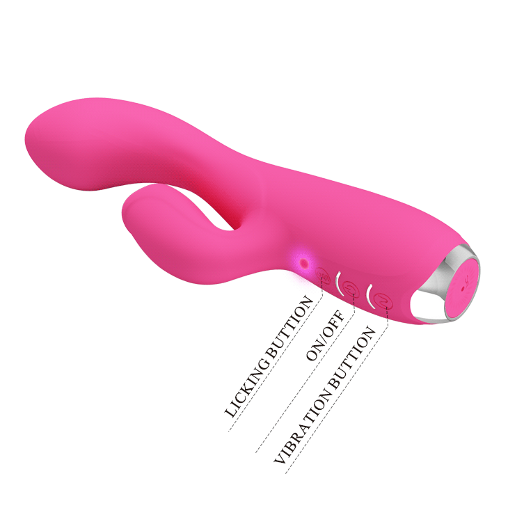 Vibrador Rabbit Gloria recargable Rosado6