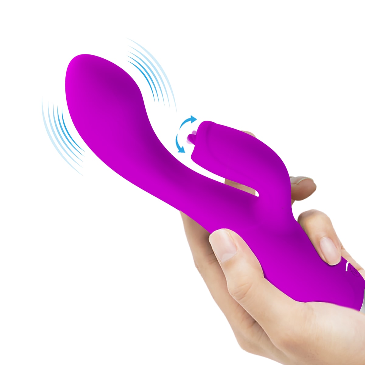 Vibrador Rabbit Gloria recargable Morado4