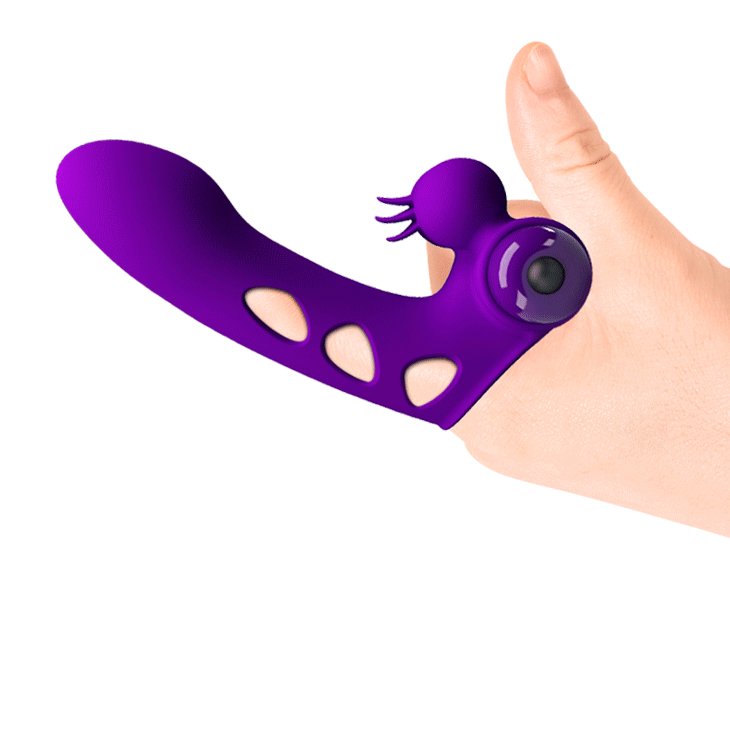 Vibrador para dedo Orlando Morado1