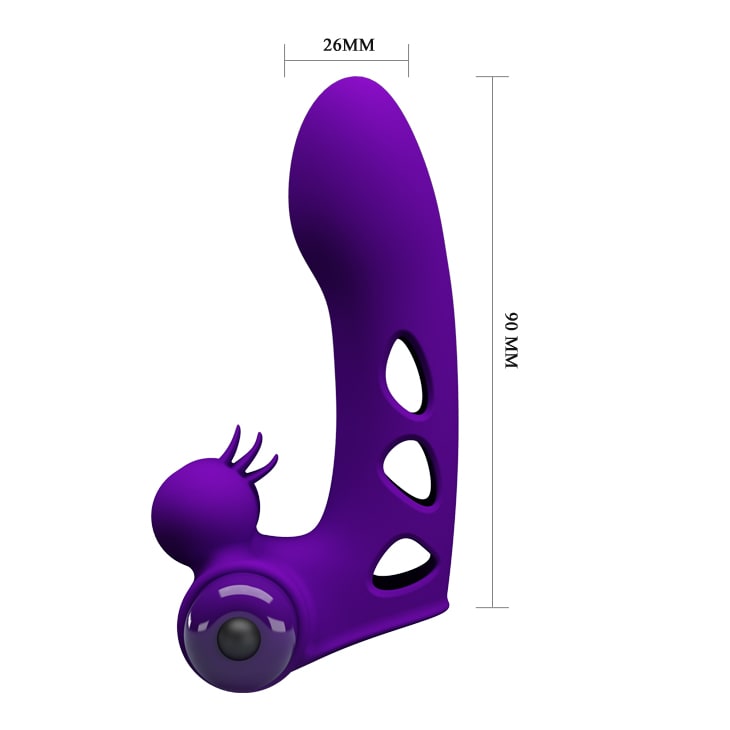 Vibrador para dedo Orlando Morado2