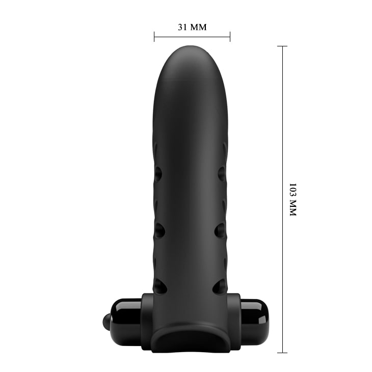 Vibrador para dedo Vance Morado3