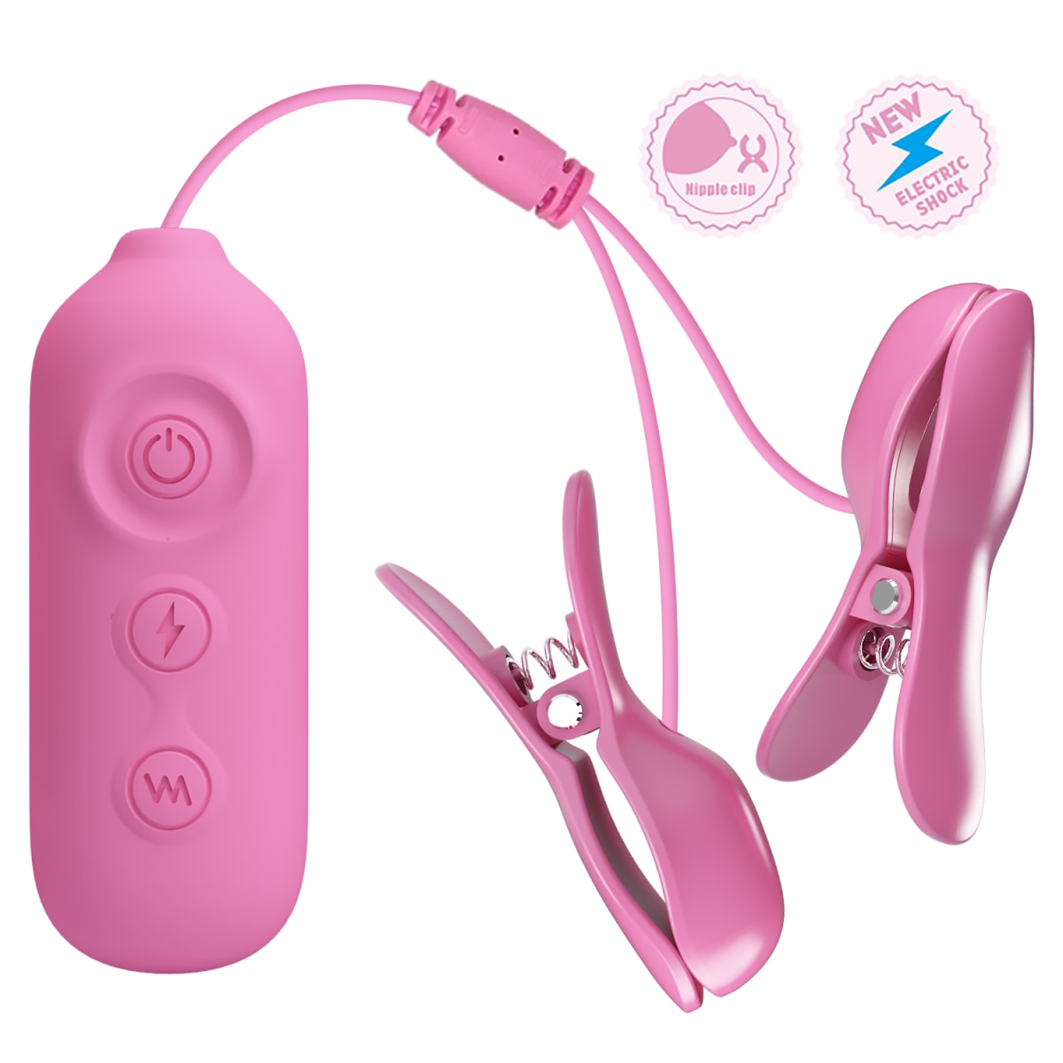 Vibrador para pezones con electroestimulación - Recargable1
