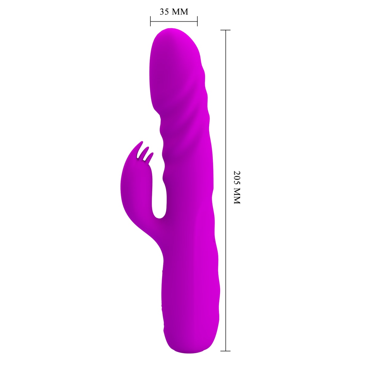 Vibrador rabbit retractil Melamine - Recargable3